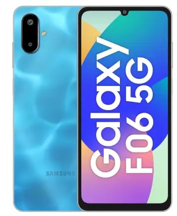 Samsung Galaxy F06 5G, Bahama Blue (6GB, 128GB)