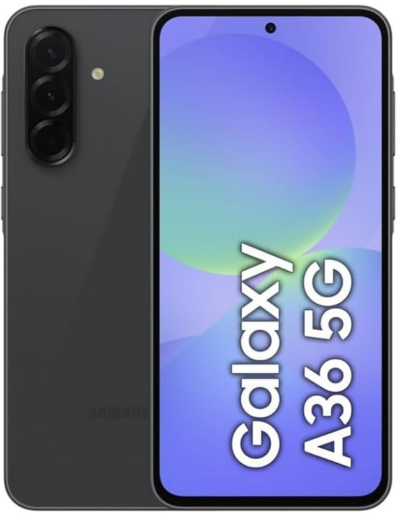 Samsung Galaxy A36 5G (Awesome Black, 8GB, 128GB) | Gemini Live | Awesome Intelligence (AI): Circle to Search, My Filter, Object Eraser | 4nm Snapdragon Processor | Flagship Grade Camera