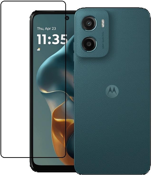 (Design 1552) Tempered Glass Screen Protector Compatible For Moto G05,Motorola G06 Edge To Edge Tempered Glass Scratch Resistant (Pack of 1)