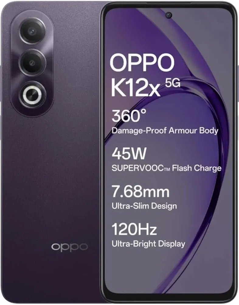 Oppo k12x 8gb 256gbmidnight voilet