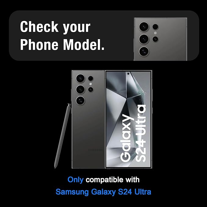 Supershieldz NeoGuard HD+ Tempered Glass Screen Protector Guard for Samsung Galaxy S24 Ultra (6.9 Inch), 9H Hardness, Military Grade Protection, Easy Installation kitSupershieldz NeoGuard HD+ Tempered Glass Screen Protector Guard for Samsung Galaxy S