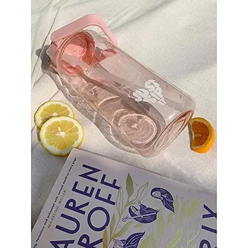 Contemporary Clear Motivational Water Bottle with Time Marker, Leak-Proof, Break-Resistant, BPA-Free, 2 Litre Best Usage for Office/School/College/Gym/Travel Bottle | BPA-Free Fitness Sports Bottle 