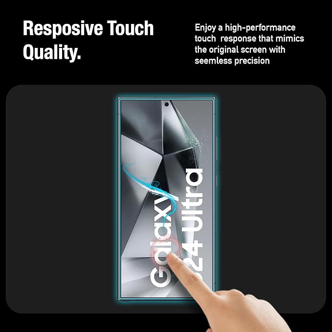 Supershieldz NeoGuard HD+ Tempered Glass Screen Protector Guard for Samsung Galaxy S24 Ultra (6.9 Inch), 9H Hardness, Military Grade Protection, Easy Installation kitSupershieldz NeoGuard HD+ Tempered Glass Screen Protector Guard for Samsung Galaxy S