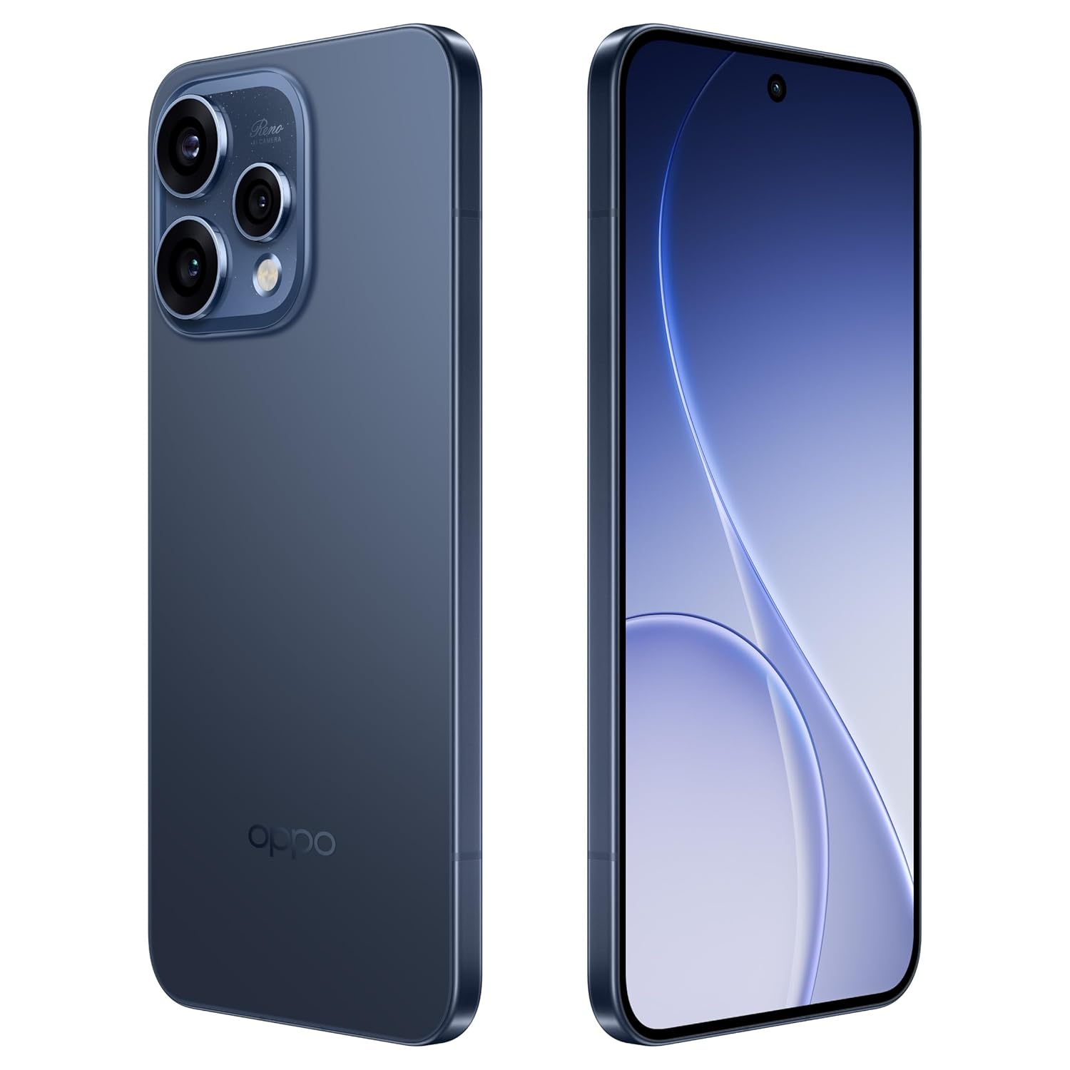 Oppo Reno15 5G (Twilight Blue, 12GB RAM, 256GB Storage) with No Cost EMI/Additional Exchange Offers